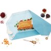 Emballage Sandwich Réutilisable BOC'N'ROLL BIO Bleu Présentation Sandwich Emballage Sandwich Réutilisable BOC'N'ROLL BIO Bleu Présentation Sandwich