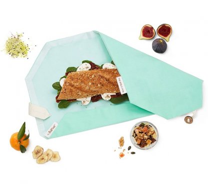 Emballage Sandwich Réutilisable BOC'N'ROLL BIO Vert Présentation Sandwich