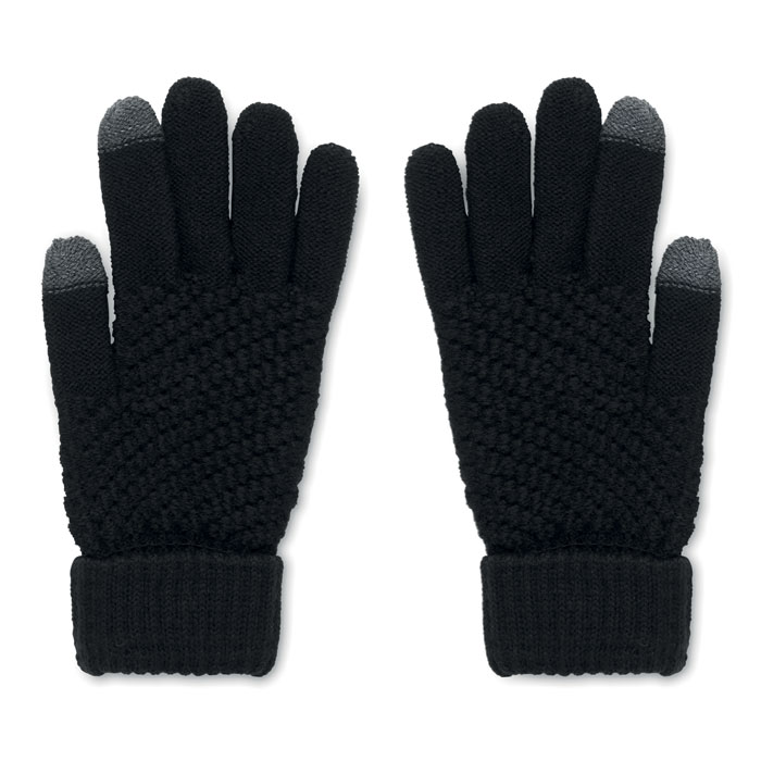 Paire de gants polaire tactile personnalisé RPET recyclé