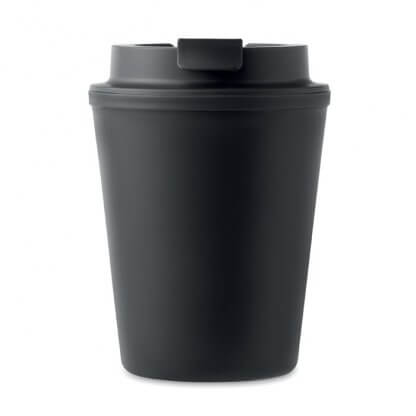 Mug Double Paroi En Plastique Recyclé 300ml TRIDUS Bec Ouvert