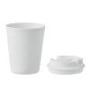 Mug Double Paroi En Plastique Recyclé 300ml TRIDUS Blanc Gobelet Ouvert Mug Double Paroi En Plastique Recyclé 300ml TRIDUS Blanc Gobelet Ouvert