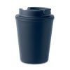 Mug Double Paroi En Plastique Recyclé 300ml TRIDUS Bleu De Côté Mug Double Paroi En Plastique Recyclé 300ml TRIDUS Bleu De Côté