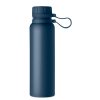 Bouteille Isotherme En Acier Inoxydable Avec Poignée En Silicone 780ml ONTO Bleu Marine De Face Bouteille Isotherme En Acier Inoxydable Avec Poignée En Silicone 780ml ONTO Bleu Marine De Face