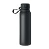 Bouteille Isotherme En Acier Inoxydable Avec Poignée En Silicone 780ml ONTO Noir De Côté Bouteille Isotherme En Acier Inoxydable Avec Poignée En Silicone 780ml ONTO Noir De Côté