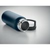 Bouteille Sport Isotherme En Acier Inoxydable Avec Crochet De Suspension 970ml CLEO LARGE Détaille Bleu Marine à L'intérieur
