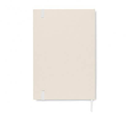 Carnet A5 En Carton Et Papier Recyclé MITO NOTE Blanc De Dos