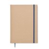 Carnet A5 En Carton Et Papier Recyclé MUSA Carnet Bleu De Face Carnet A5 En Carton Et Papier Recyclé MUSA Carnet Bleu De Face
