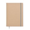 Carnet A5 En Carton Et Papier Recyclé MUSA Carnet Gris De Face Carnet A5 En Carton Et Papier Recyclé MUSA Carnet Gris De Face