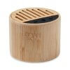 Enceinte Sans Fil Bluetooth En Bambou ROUND LUX Photo Principale