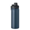 Gourde Isotherme En Acier Inoxydable Avec Poignée 500ml MILI Bleu De Face Gourde Isotherme En Acier Inoxydable Avec Poignée 500ml MILI Bleu De Face
