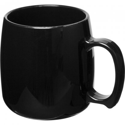 Mug Résistant En Plastique SAN 300ml CLASSIC Noir