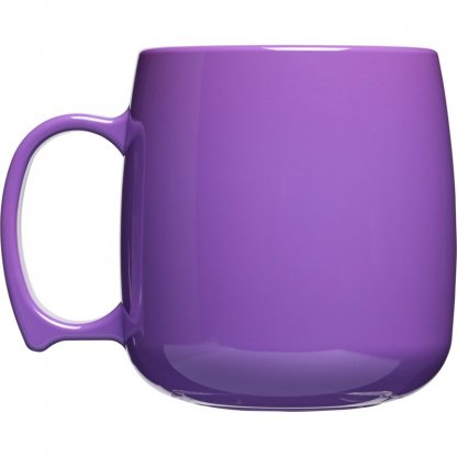 Mug Résistant En Plastique SAN 300ml CLASSIC Violet Côté 2
