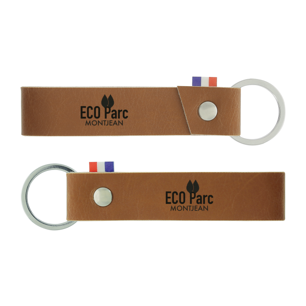 Porte-clés d'inventaire en vinyle avec pochette de protection 1⅜