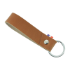 Porte Clés En Cuir Végétal PORTAVEGE Cognac Face