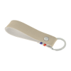 Porte Clés En Cuir Végétal PORTAVEGE Ecru