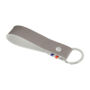 Porte Clés En Cuir Végétal PORTAVEGE Gris Souris