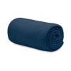 Couverture Polaire En PET Recyclé 120x150cm BOGDA Bleu Marine Enroulée Couverture Polaire En PET Recyclé 120x150cm BOGDA Bleu Marine Enroulée