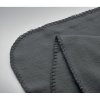 Couverture Polaire En PET Recyclé 120x150cm BOGDA Grise Foncée Détail Couture Couverture Polaire En PET Recyclé 120x150cm BOGDA Grise Foncée Détail Couture