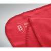 Couverture Polaire En PET Recyclé 120x150cm BOGDA Rouge Avec Marquage Couverture Polaire En PET Recyclé 120x150cm BOGDA Rouge Avec Marquage