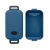 Lunch Box En PP Recyclé Avec Couvercle Hermétique 800ml INDUS Bleu Ouverte Lunch Box En PP Recyclé Avec Couvercle Hermétique 800ml INDUS Bleu Ouverte