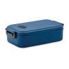 Lunch Box En PP Recyclé Avec Couvercle Hermétique 800ml INDUS Bleu Vue De Face Lunch Box En PP Recyclé Avec Couvercle Hermétique 800ml INDUS Bleu Vue De Face