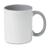 Mug En Céramique Avec Intérieur Et Poignée Colorés 300ml SUBLIMCOLY Gris