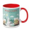 Mug En Céramique Avec Intérieur Et Poignée Colorés 300ml SUBLIMCOLY Rouge Sublimation