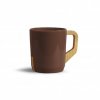 Mug En Céramique Avec Poignée En Bois 320ml TRISTAN Marron