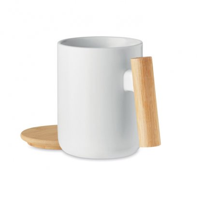 Mug En Porcelaine Et Bambou 380ml MAJEST Ouvert