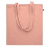 Sac Shopping En Coton Biologique 180g 38x42cm ONEL Orange Saumon Zoom Anses