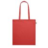Sac Shopping En Coton Biologique 180g 38x42cm ONEL Rouge De Face