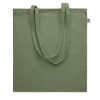 Sac Shopping En Coton Biologique 180g 38x42cm ONEL Vert Zoom Anses