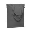 Sac Shopping En Coton Biologique 270g 38x9x42cm COCO Gris De Côté