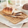 Set Planche à Pain Et Couteau En Bambou LEMBAGA Avec Pain Coupé Set Planche à Pain Et Couteau En Bambou LEMBAGA Avec Pain Coupé
