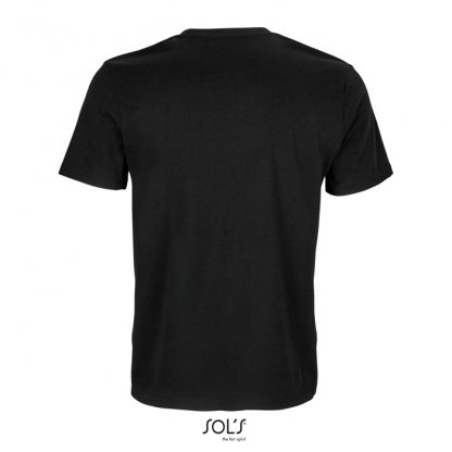 T Shirt Mixte En Coton Et Polyester Recyclés 170g ODYSSEY Noir De Dos