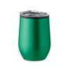 Verre Double Paroi En Acier Inoxydable Avec Couvercle 350ml CHIN CHAN Vert De Face Verre Double Paroi En Acier Inoxydable Avec Couvercle 350ml CHIN CHAN Vert De Face