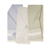 Fouta:serviette Légère En Coton Et PET Recyclés 70x140cm SANDY Les 3 Coloris