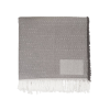 Plaid En Coton Et PET Recyclés 150x200cm REWARM Gris Plaid En Coton Et PET Recyclés 150x200cm REWARM Gris