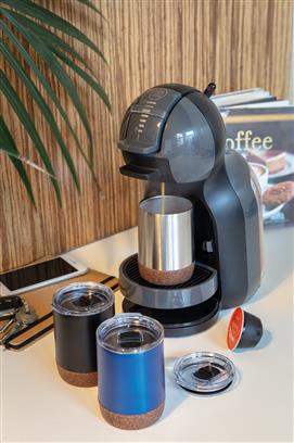 Tasse Isotherme En Acier Inoxydable Recyclé Et Liège 180ml COFEE TO GO Machine à Café
