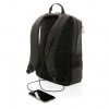 Sac à Dos Pour Ordinateur 15,6 En PET Recyclé LIMA Noir Port USB Sac à Dos Pour Ordinateur 15,6 En PET Recyclé LIMA Noir Port USB