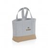 Sac Isotherme En Toile Recyclée Et Non Teinté 38x14x25cm SUNNY Gris Avec Marquage