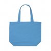 Sac Shopping En Toile Recyclée 240g 31x4x62cm ROLLS Bleu De Face Sac Shopping En Toile Recyclée 240g 31x4x62cm ROLLS Bleu De Face