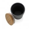 Mug En Plastique Recyclé Et Bambou 300ml BAM Gris Ouvert Mug En Plastique Recyclé Et Bambou 300ml BAM Gris Ouvert