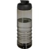 Bouteille Sport En Plastique Issu Des Océans Couvercle à Bascule 750ml ECO TREBLE Charbon Noir Bouteille Sport En Plastique Issu Des Océans Couvercle à Bascule 750ml ECO TREBLE Charbon Noir