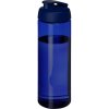 Bouteille Sport En Plastique Issu Des Océans Couvercle à Bascule 850ml ECO VIBE Bleu