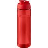 Bouteille Sport En Plastique Issu Des Océans Couvercle à Bascule 850ml ECO VIBE Rouge