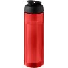 Bouteille Sport En Plastique Issu Des Océans Couvercle à Bascule 850ml ECO VIBE Rouge Noir