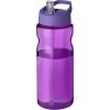 Bouteille Sport En Plastique Issu Des Océans Couvercle Bec Verseur 650ml ECO BASE Violet