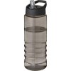 Bouteille Sport En Plastique Issu Des Océans Couvercle Bec Verseur 750ml ECO TREBLE Charbon Noir
