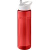 Bouteille Sport En Plastique Issu Des Océans Couvercle Bec Verseur 850ml ECO VIBE Rouge Blanc
